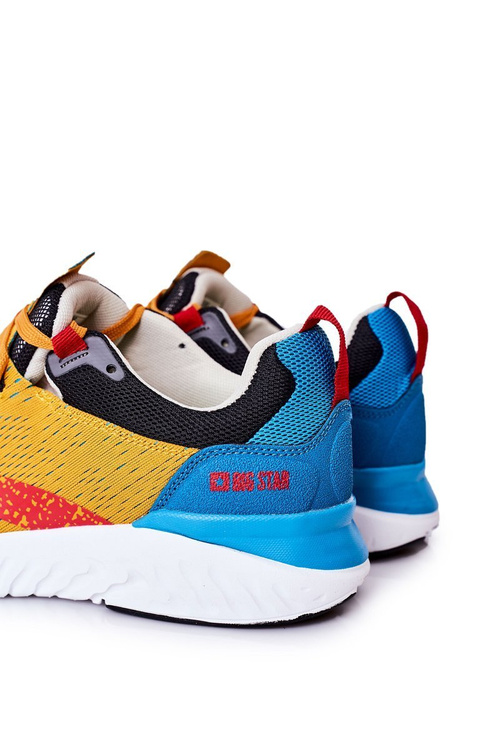 Męskie Sportowe Buty Memory Foam Big Star HH174237 Pomarańczowe