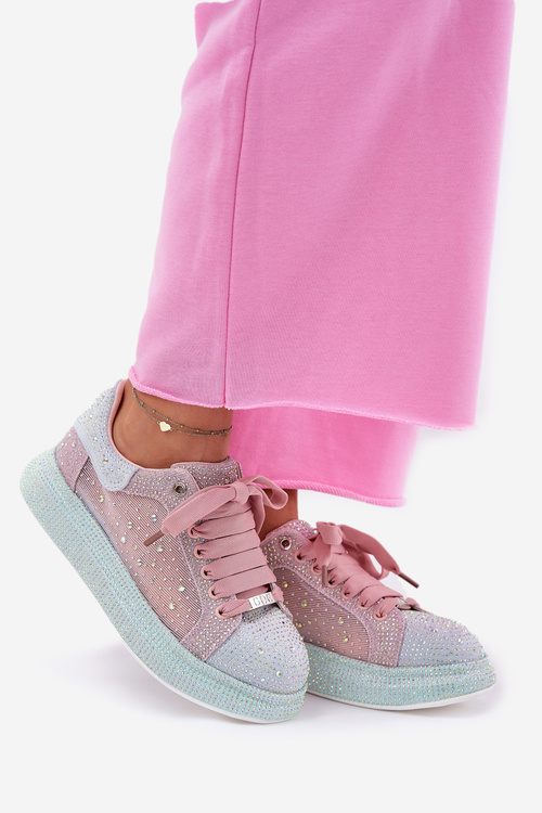 Zdobione Sneakersy Na Platformie GOE RR2N4009 Multikolor