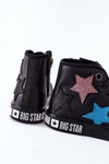 Dziecięce Wysokie Trampki Z Suwakiem BIG STAR II374028 Czarne