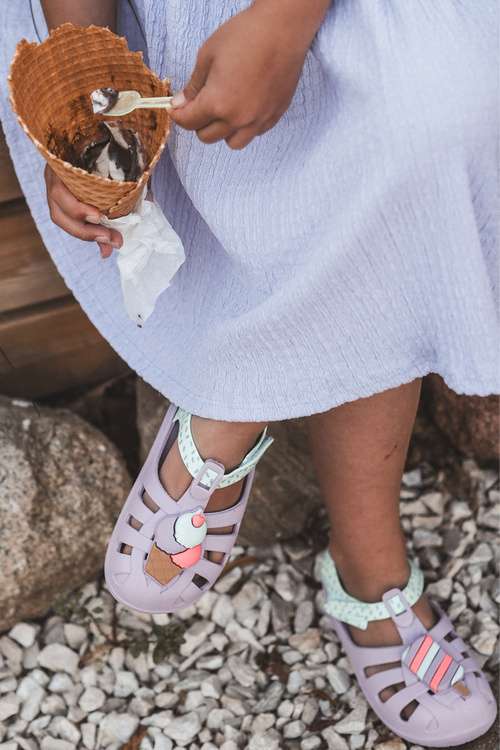 Sandałki Dziecięce Na Rzep 83486 Ipanema Summer XIII Baby Fioletowe