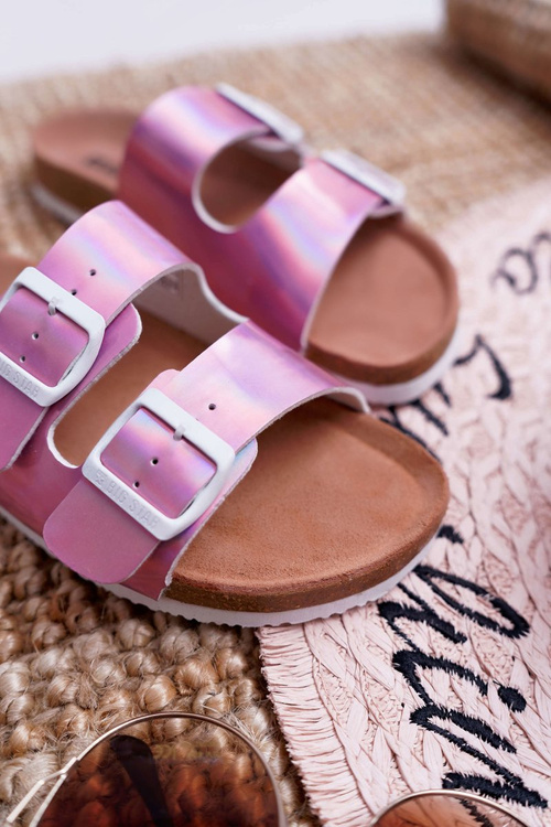 Damskie Klapki Fioletowe Big Star DD274136