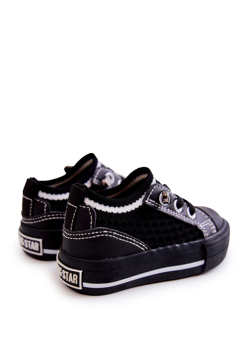 Dziecięce Wsuwane Trampki Big Star JJ374396 Czarne