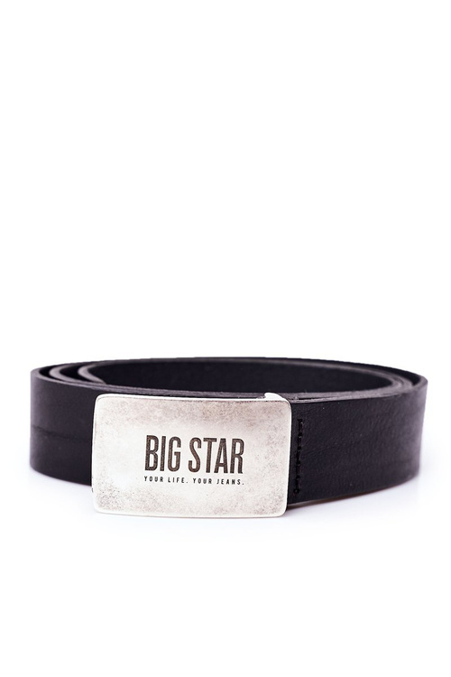 Skórzany Pasek Męski Big Star HH674119 Czarny