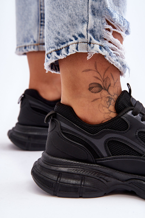 Damskie Buty Sportowe Czarne Contiro