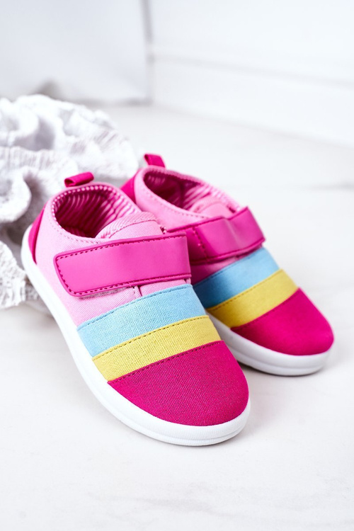 Dziecięce Tenisówki Na Rzep Fuksja Marta