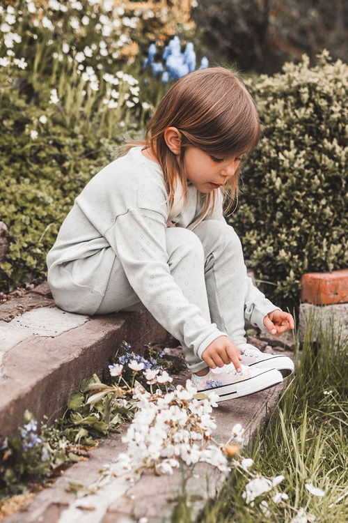 Dziecięce Trampki Materiałowe Print Różowe Buster