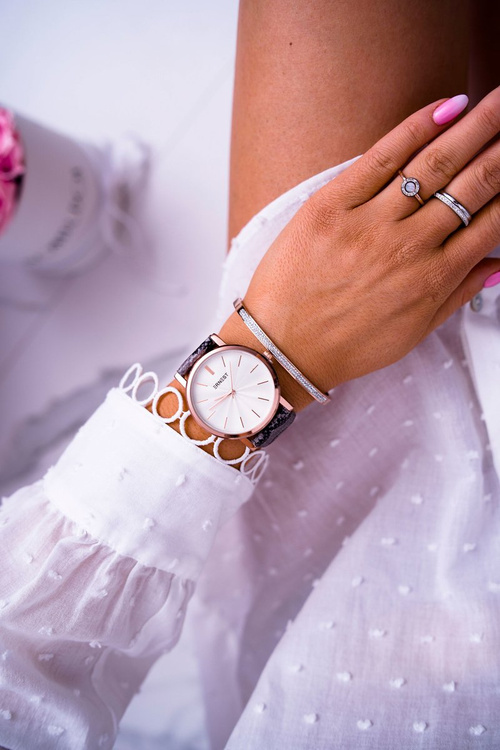 Damski Zegarek Ernest Skóra Węża Cedis