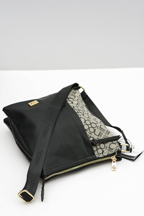 Nobo Damska Średnia Czarna Torebka Listonoszka