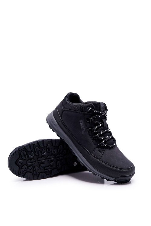 Trekkingowe Młodzieżowe Buty Big Star Wysokie Outdoor Czarne EE274816
