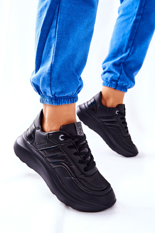 Damskie Sportowe Buty Memory Foam Big Star II274332 Czarne