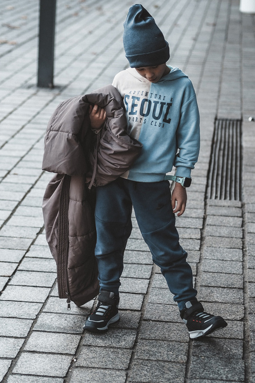 Trapery Dziecięce Memory Foam Czarne Big Star KK374121