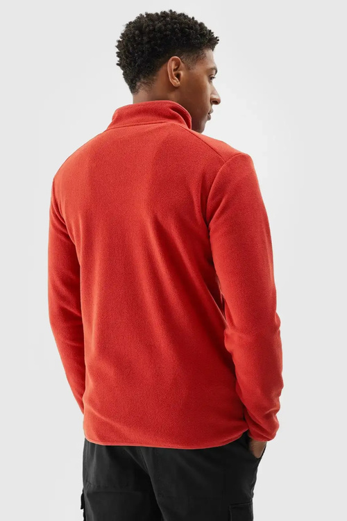 Polar Męski Ze Stójką Regular 4F 4FWAW24TFLEM250-70S Pomarańczowy