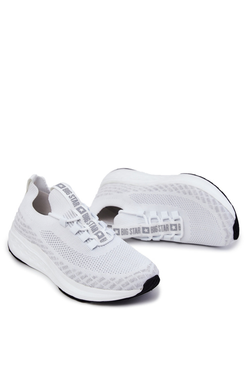 Męskie Sportowe Buty Big Star JJ174166 Białe