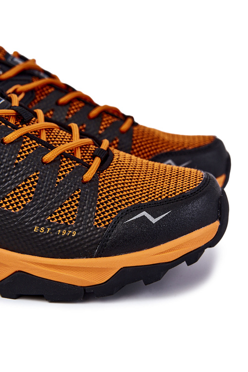 Męskie Buty Sportowe Trapery Memory Foam Big Star KK174107 Pomarańczowe