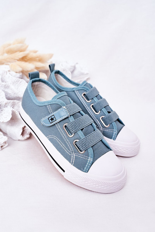 Dziecięce Trampki Na Rzep Niebieskie Avengers