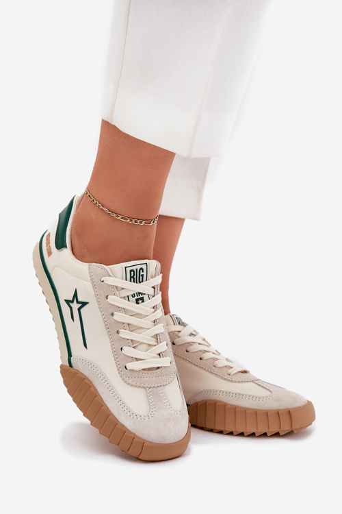 Niskie Trampki Damskie Big Star NN274867 Beżowe