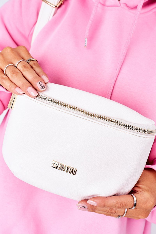 Skórzany Plecak / Nerka 2w1 Big Star HH574060 Beżowy