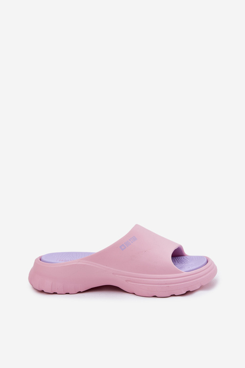 Piankowe Klapki Damskie Big Star RR274A587 Różowe