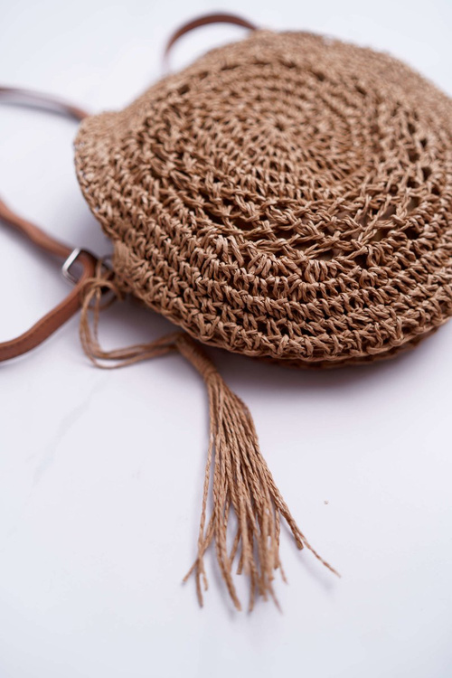 Torebka Pleciona Octario Camel