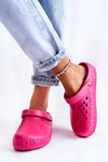 Damskie Lekkie Klapki Big Star II275007 Fuksja