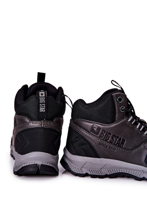 Wysokie Sportowe Buty Big Star II174176 Czarne