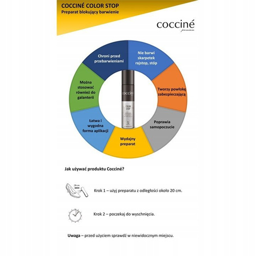Coccine Kolor Stop Spray Zapobiegający Farbowaniu Obuwia