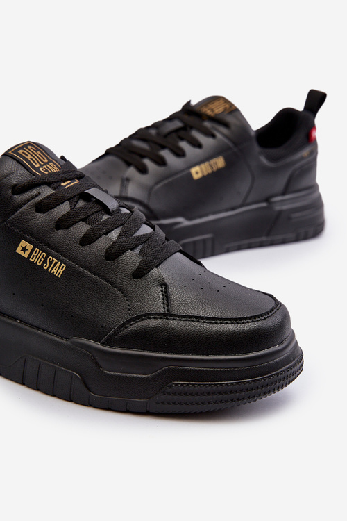 Sneakersy Męskie Memory Foam System Big Star NN174148 Czarne