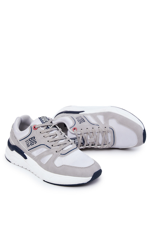 Męskie Sneakersy Big Star JJ174276 Szare