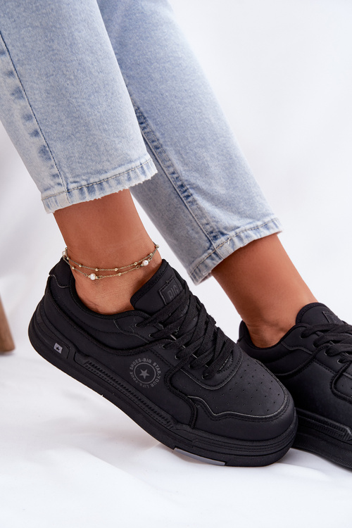 Niskie Sneakersy Damskie Big Star RR274A311 HI-POLY SYSTEM Czarne