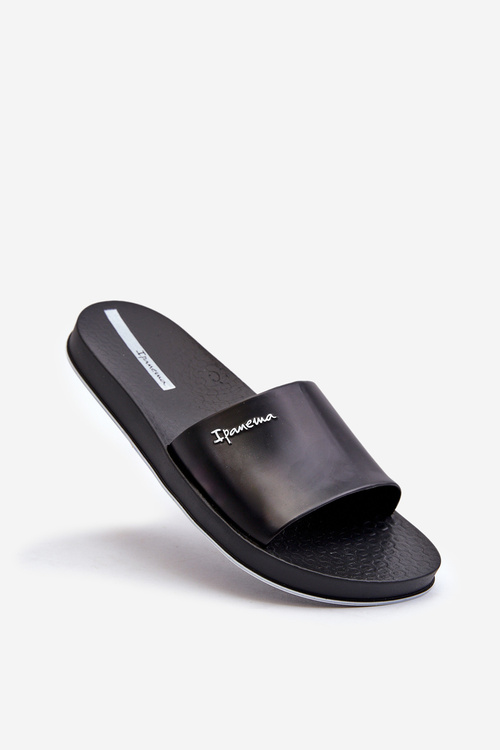 Męskie Gumowe Klapki 82832 Ipanema Slide Unisex Czarne