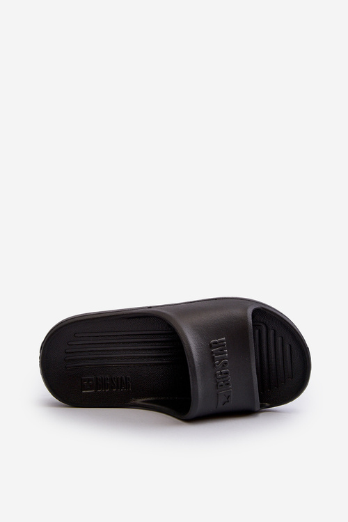 Lekkie Piankowe Klapki Dziecięce Big Star NN374556 Czarny