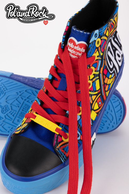 Trampki Pol'and'Rock Festival X Big Star SS174500 Niebieskie