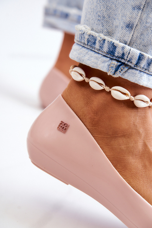 Damskie Baleriny Pachnące Gumowe ZAXY JJ285051 Nude