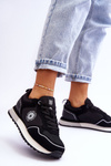 Damskie Sneakersy Memory Foam System Big Star LL274541 Czarne