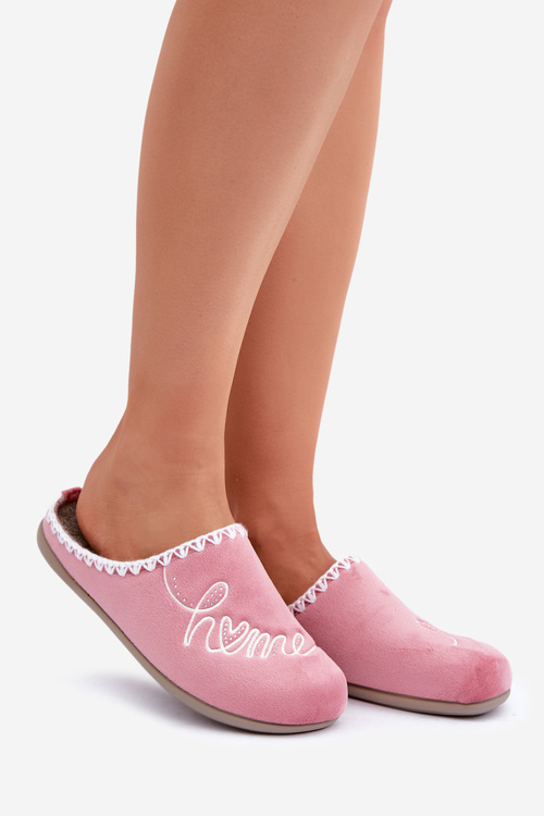 Obuwie Domowe Kapcie Damskie Inblu GF000026 Różowe