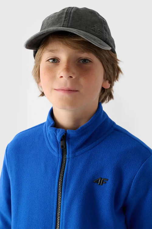 Chłopięcy Polar Ze Stójką 4F 4FJWMM00TFLEM245-36S Niebieski