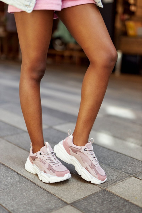 Damskie Sportowe Buty Memory Foam Big Star HH274258 Fioletowe