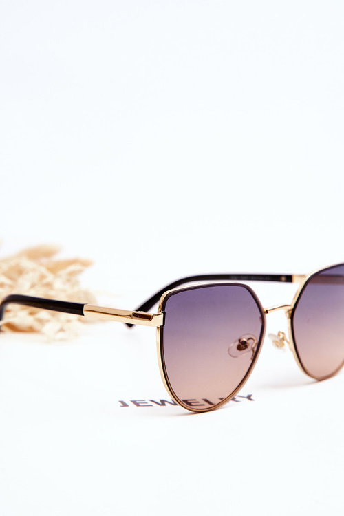 Damskie Okulary Przeciwsłoneczne Prius V507 Niebiesko-Pomarańczowe