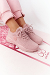 Damskie Sportowe Buty Memory Foam Big Star HH274299 Różowe