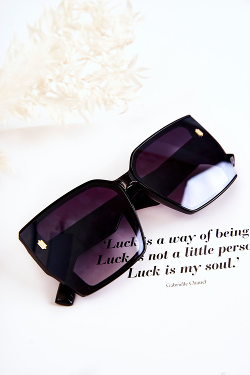 Okulary Przeciwsłoneczne Kwadratowe V110021 Czarne