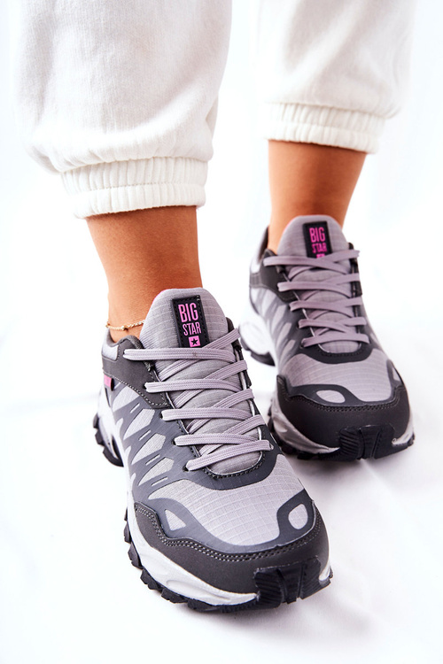 Sportowe Buty Memory Foam Big Star GG274499 Szare