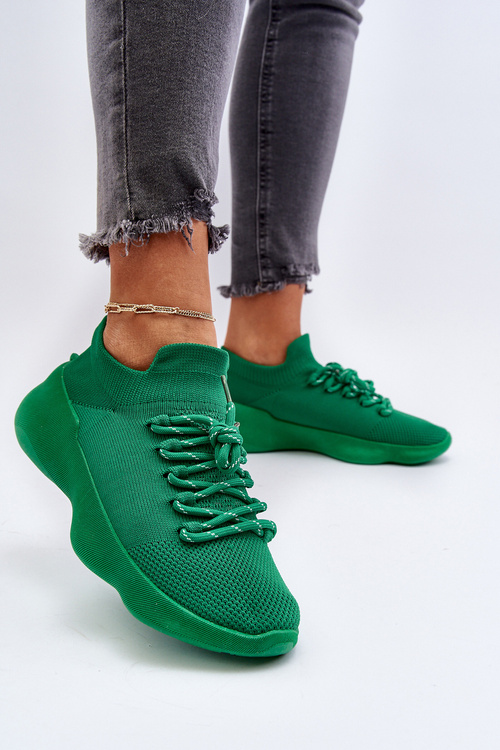 Wsuwane Buty Sportowe Damskie Zielone Juhitha