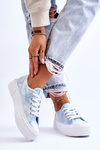 Trampki Na Platformie Lee Cooper LCW-23-31-1782L Niebieskie