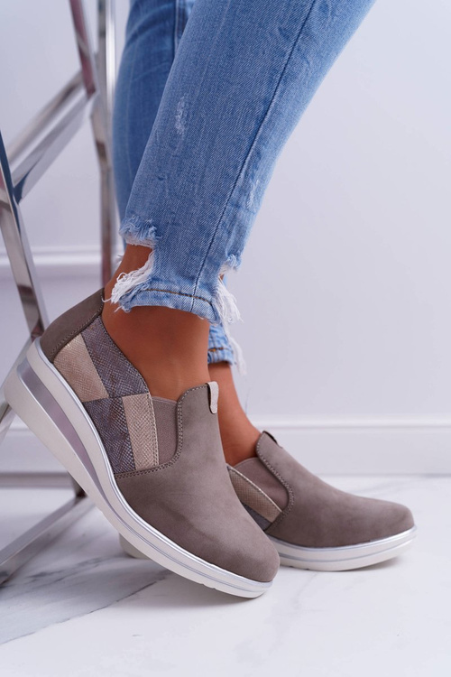 Damskie Półbuty Wsuwane Sergio Leone PB231 Coffe Sparten