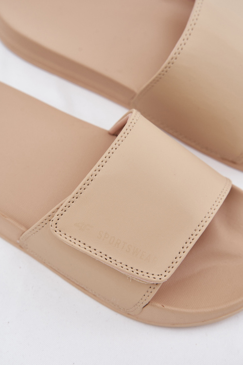 Damskie Klapki 4FMM00FFLIF031A-83S Beżowe