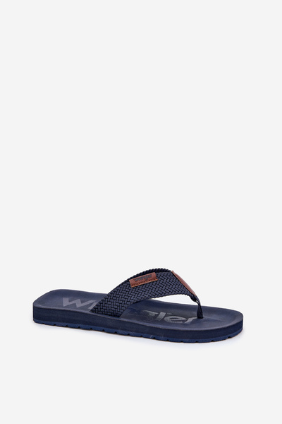 Klapki Japonki Męskie WRANGLER ZANE FLIPFLOP MEN LOW 20251044.24H Granatowe