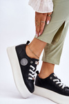 Damskie Sneakersy Buty Sportowe GOE JJ2N4127 Czarne