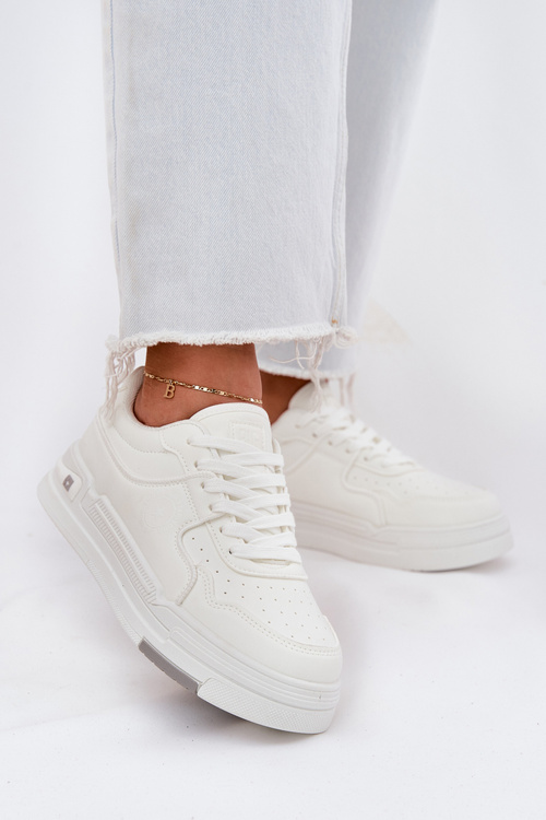 Niskie Sneakersy Damskie Big Star RR274A310 HI-POLY SYSTEM Białe