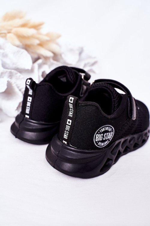 Dziecięce Sportowe Buty Sneakersy Big Star HH374184 Czarne