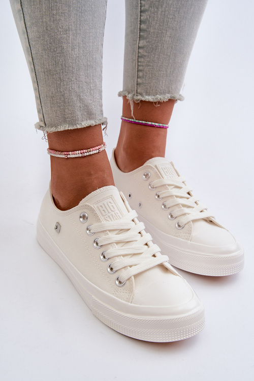 Klasyczne Trampki Damskie Big Star NN274285 Białe